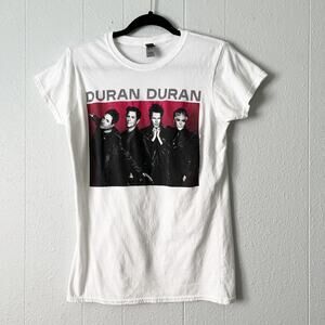 Duran Duran T-Shirt Womens Small 2023 Tour Crew Neck 100% Cotton Breathable